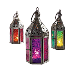 <b>Set</b> <b>Of</b> Two Different Sizes Hanging Lantern In Iron And <b>Glass</b> Hanging Lantern For Wedding Event Decoration Use - Product Image 6