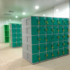 Small Size ABS Plastic Stainless Coin Operated Locker for Sports Fitness Yoga Conter - Product Image 1