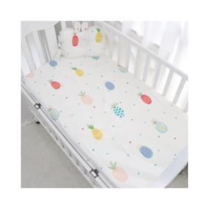 Customized Size Organic Cotton Baby Fitted Crib Sheet - Product Image 1