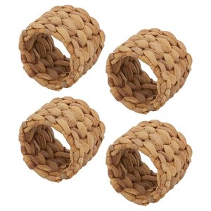 เวียดนามขายส่งพร้อมสำหรับการส่งออกผ้ากันเปื้อนตกแต่งแหวนผักตบชวาผ้าเช็ดปากแหวนราคาถูกขายส่ง - Product Image 6