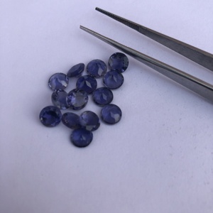 5mm naturel Iolite à facettes ronde coupe lâche calibré pierres précieuses grossiste en vrac affaire à prix d'usine pierres fournisseur en ligne maintenant - Product Image 2