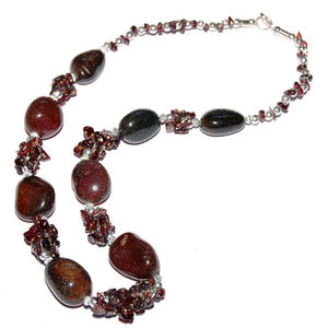 Wholesaler of Brown <b>Onyx</b> Fashion <b>Necklace</b> Carved Agate Gemstone <b>Necklace</b> for Sale - Product Image 1