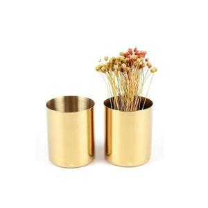 Pot de fleur en laiton moderne en gros Pot de fleur de pour pièce de style bureau pour taille moyenne et jardin planté - Product Image 1