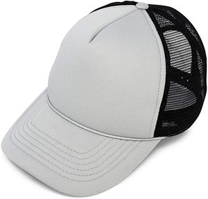 Sombrero de camionero desgastado, gorra de camionero en blanco, de malla, venta al por mayor - Product Image 1