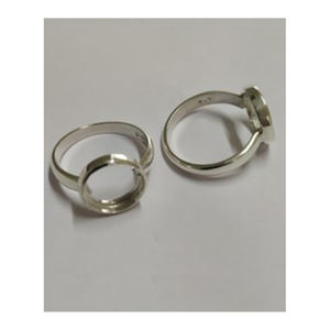 ชิ้นส่วนเครื่องประดับแหวนเงินสเตอร์ลิงขายดี - Product Image 1