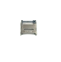 ETEILY Micro SD Card Holder 8 Pin Flip Type bodi logam di