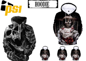 Sweat à capuche en coton uni pour hommes, sur mesure, coupe étroite, unisexe - Product Image 5