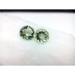 อเมทิสต์ควอตซ์สีเขียวอ่อนธรรมชาติขนาด 13 มม. ทรงเหลี่ยมเจียระไน  ผ่านการอบความร้อน สำหรับทำเครื่องประดับ เกรด AAA พร้อมใบรับรองจากผู้ประเมินอิสระ - Product Image 3