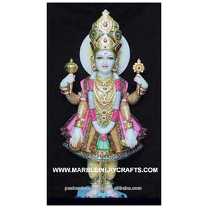 Marbre Vishnu Dieu Statue - Product Image 1