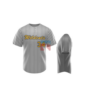 Maillot de baseball personnalisé en polyester 100% de haute qualité pour hommes Maillot d'équipe OEM avec sublimation pour softball - Product Image 2