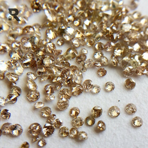 1-2มิลลิเมตรแชมเปญรอบตัดเพชรธรรมชาติหลวมแชมเปญเพชร - Product Image 2