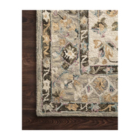 New Arrival Luxury Modern Large Size Grey Ivory Hand Tufted Wool Rugs Custom Prayer Design Plush Pile PET Friendly Non-Slip