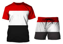 Ensemble deux pièces pour hommes, survêtement d'été décontracté en coton et Polyester, sur mesure, tendance - Product Image 6