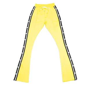 Pantalones y pantalón con cordón ajustable, calzas ajustadas a rayas, diseño a tus necesidades, novedad - Product Image 1