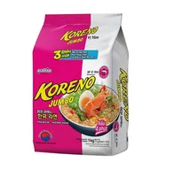 Vendite Dirette della fabbrica Coreana di Noodle Istantanei Koreno Jumbo-Sapore di Gamberetti