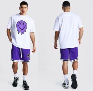 T-shirt d'été pour hommes avec Shorts assortis, Set de sport court, t-shirt pour hommes et femmes et unisexe, collection 2022 - Product Image 1