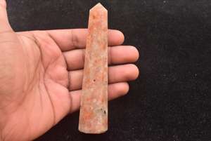 Piedra de Sol (Sunstone) de Alta Calidad, Color Durazno, 20-55mm, Cristal Natural Hecho a Mano de la India, Venta al por Mayor para Decoración de Relojes - Product Image 6