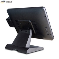 En gros 15 Pouces 1024x768 Résolution d'affichage à cristaux liquides de BUREAU de moniteur d'écran Tactile de position