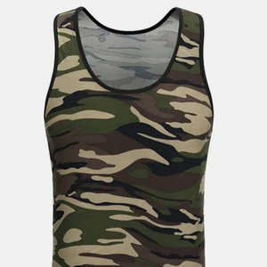 Custom Stringer <b>Gym</b> <b>Vest</b> Fitness Camo Print Singlet Workout Muscle Bodybuilding <b>Men's</b> Tank Top From Bangladesh - Product Image 1