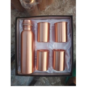 Copper <b>Water</b> <b>Bottle</b> with Tumbler for Healthy Life - Product Image 1
