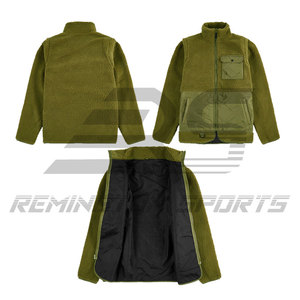 OEM Custom High-Quality Women Sherpa <b>Zip</b>-<b>Up</b> Olive <b>Jacket</b> Perfect for Everyday Wear Sherpa <b>Jacket</b> - Product Image 1