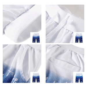 Sportswear Suit Men Tracksuit Short-Sleeved <b>T</b> Shirt Shorts Sets Casual Male sweatshirt sublimated sporting suits - Product Image 5