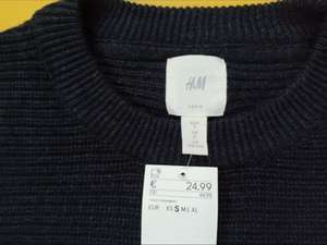 Pulls en coton tricoté extensible à col rond et manches longues pour hommes, de qualité supérieure, avec étiquettes de marque, issus de surplus de production. - Product Image 5