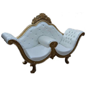 Sofá de boda de dos plazas, mueble de Metal, decoración de boda india, fabricante - Product Image 1