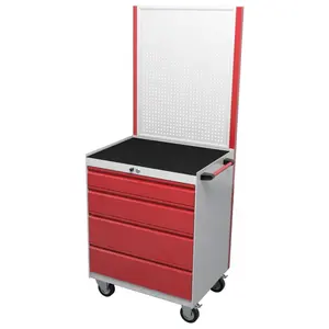 Nhà Để Xe Hội Thảo Công Cụ Treo Tường Ngực <span class=keywords><strong>14</strong></span> Ngăn Kéo Tủ Organizer Box Tải Nặng Ngăn Kéo Bánh Xe Caster Chủ K-10110P - Product Image 4