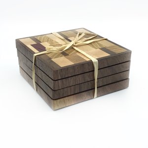 Mango Wood Tea <b>Coffee</b> Wine Coaster for Kitchen & Tabletop Table Decoration & Accessories Mats & <b>Pads</b> - Product Image 3
