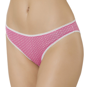 บิกินี่เอวต่ำเซ็กซี่สำหรับผู้หญิงกางเกงผ้าสแปนเด็กซ์/ ผ้าฝ้ายพิมพ์โลโก้แบบปรับแต่งได้ย้อมสีล้วนสำหรับผู้ใหญ่ - Product Image 6