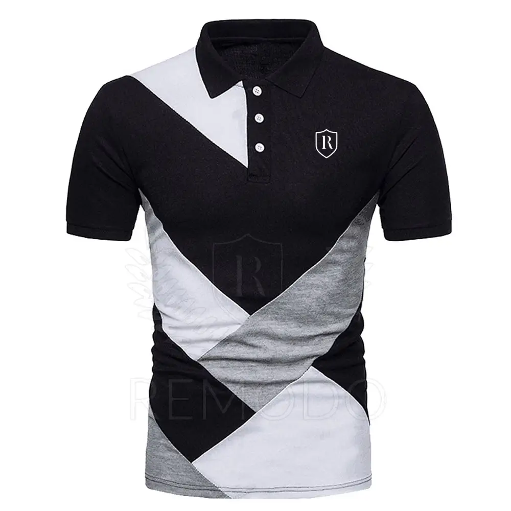 Polo de poliéster para hombre, camiseta de manga corta con diseño personalizado