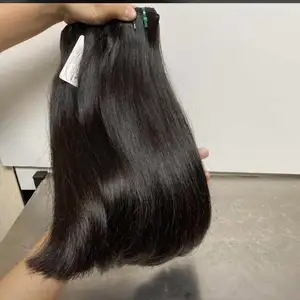 Elite Ekstensi Rambut Ujung Datar Keratin, Ekstensi Rambut Manusia Virgin 100% Eropa Hujan Panas