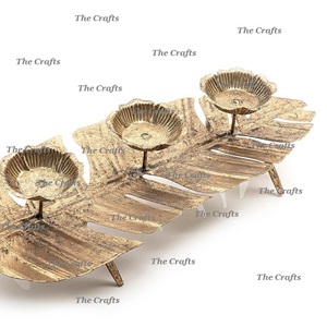 Portavelas de aluminio color oro de diseño moderno para decoración de hoteles y restaurantes, portavelas para velas de té - Product Image 6