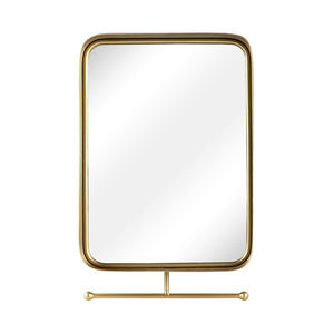 Miroir mural rectangulaire GOLD Matériau en verre pour les hôtels Design élégant et élégant - Product Image 6