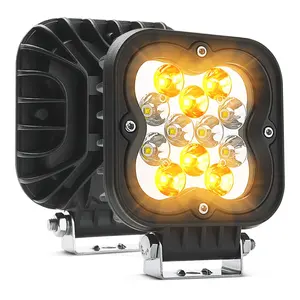 MICTUNING WS1 auto luci led lampada 36W Off-Road Combo LED luce di guida a doppio colore LED fendinebbia da lavoro LED