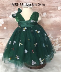 Vestido de princesa Floral para niñas, hecho en Vietnam, venta al por mayor - Product Image 6