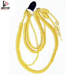 Bullion Wire Cord Aiguillette Epaulette Epaulettes d'épaule pour accessoire de Costume cadeau de Noël marine - Product Image 6