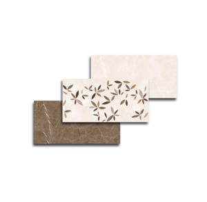 เฟอร์นิเจอร์ดูกระเบื้องที่มีมูลค่ามากที่สุดน้ําตาลเสร็จสิ้นพิมพ์ดิจิตอล 300x600 มม. กระเบื้องบุผนังและพื้นเซรามิกสําหรับห้องจัดเลี้ยง - Product Image 1