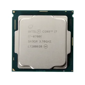 Intel Core I7 8700K prosesor yang digunakan kemasan palet dengan lebar Data 64 bit prosesor soket LGA 1151 digunakan untuk Desktop