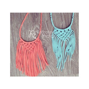 Pendientes macramé hechos a mano, joyería - Product Image 1