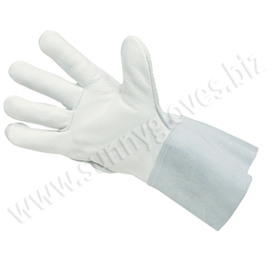 ถุงมือเชื่อมโรงงานขายส่งหนักอาร์กอนถุงมือหนังวัวแยก2021 - Product Image 1