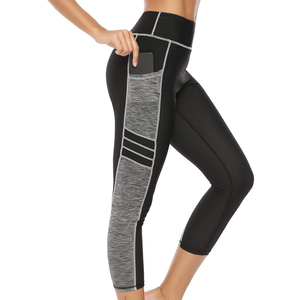 Leggings sculptés en polyester pour femmes avec ceinture élastique pour le soutien d'entraînement tonifiant Logo personnalisable à la taille - Product Image 2