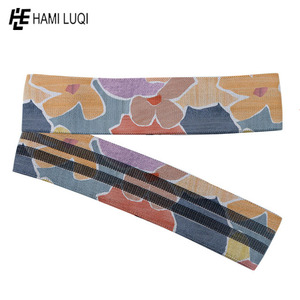 Wholesale Custom Logo Booty Bands Fitness Set Cotton and Rubber Resistance Loop Training <b>Thigh</b> Booty Builder Band - Product Image 3