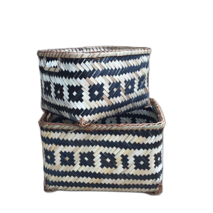 Panier de rangement en bambou naturel 100% de taille personnalisée Solution de stockage à domicile - Product Image 6