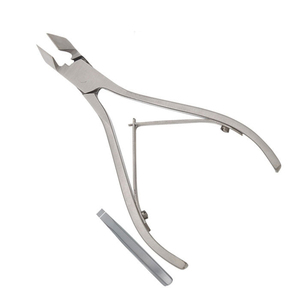Cortauñas de boca ancha, nueva pinza para cutículas de acero inoxidable para el cuidado de las uñas, pinzas para cutículas alemanas ecológicas, acabado plateado - Product Image 6