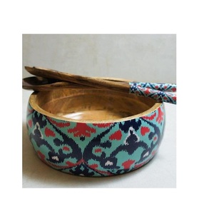 Ooden-cuchara con estampado de búho para la cocina, cuenco esmaltado de madera, precio al por mayor - Product Image 1