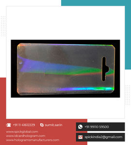 2021 pochettes en PET holographiques de vente chaude autocollant adhésif personnalisé pour cartes et documents pour une utilisation artisanale - Product Image 3