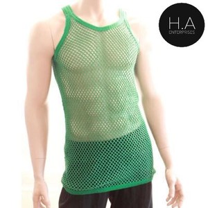 Débardeur de sport pour homme en maille respirante de haute qualité, 100% coton, nouveau design, ventilation estivale, isolation hivernale - Product Image 6