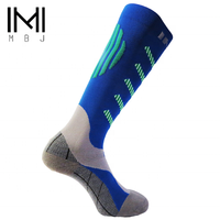 Calcetines Deportivos de Compresión hasta la Rodilla, Transpirables, de Secado Rápido, Antideslizantes, Tejidos, para Correr, Baloncesto, Fútbol